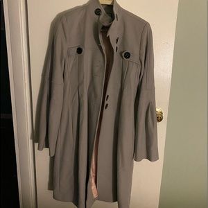 Gray pea coat
